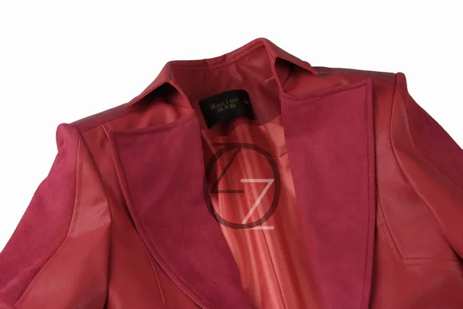 coat Фильм Капитан Америка Civil War Scarlet Wanda Maximoff Косплей Костюм для взрослых на Хэллоуин женский костюм алый костюм ведьмы - Цвет: coat