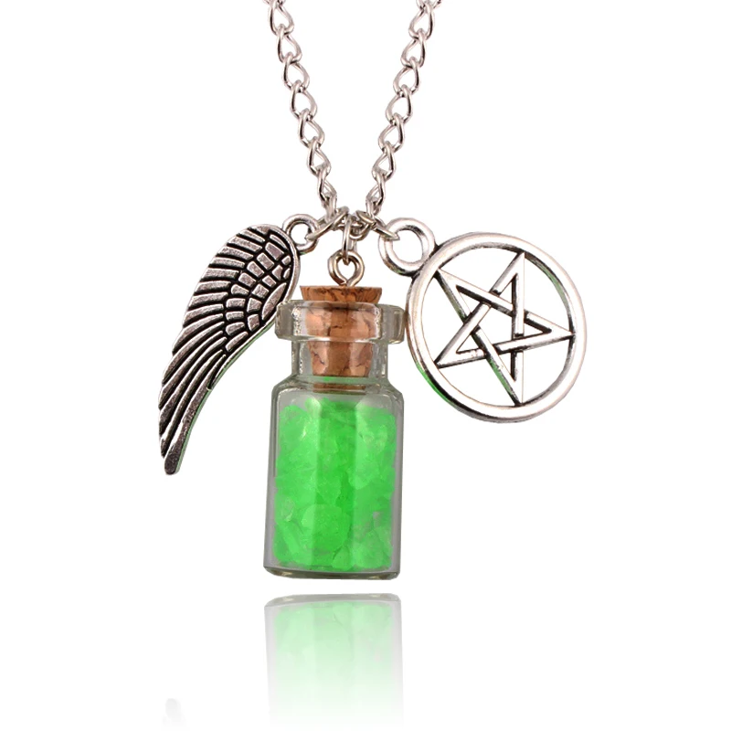 1 шт. цепочка с подвеской в виде крыла ангела|necklace angel|angel wingsnecklace pentagram |
