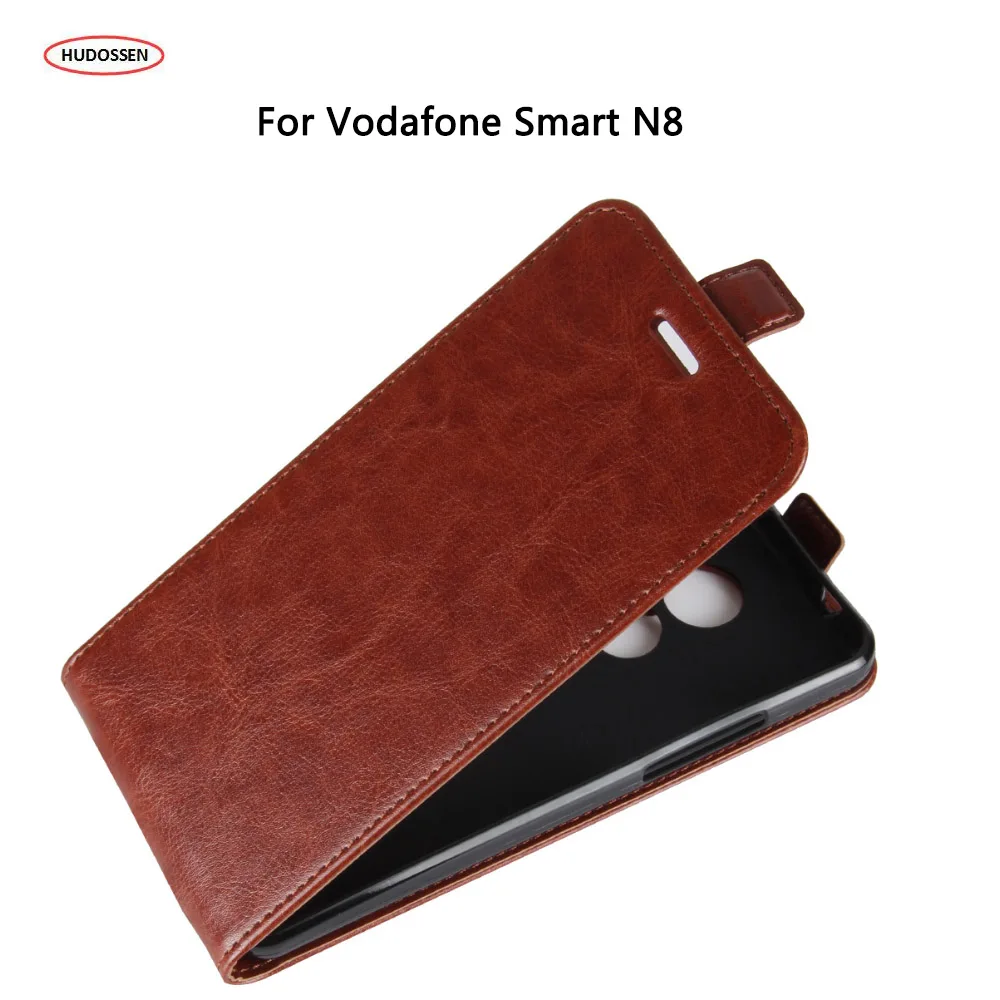 HUDOSSEN для Vodafone Smart N8 VFD610 чехол Роскошный флип пу кожа силикон задняя крышка