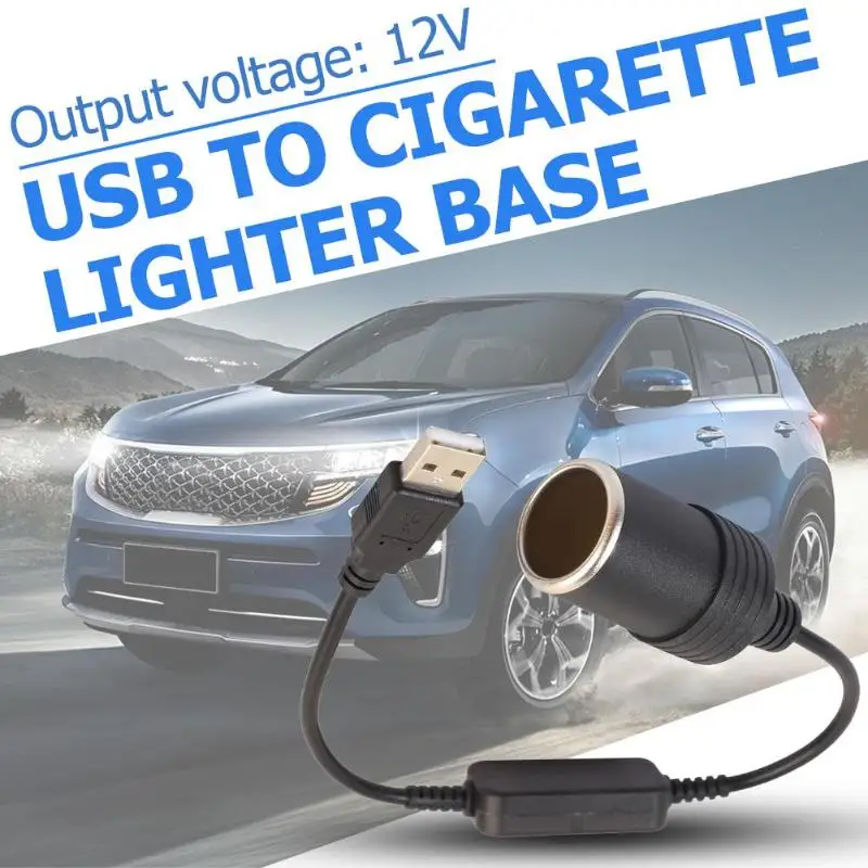 1 шт. 5 В 2 А USB в 12 8 Вт гнездо для прикуривателя штекер адаптер конвертер автомобиля