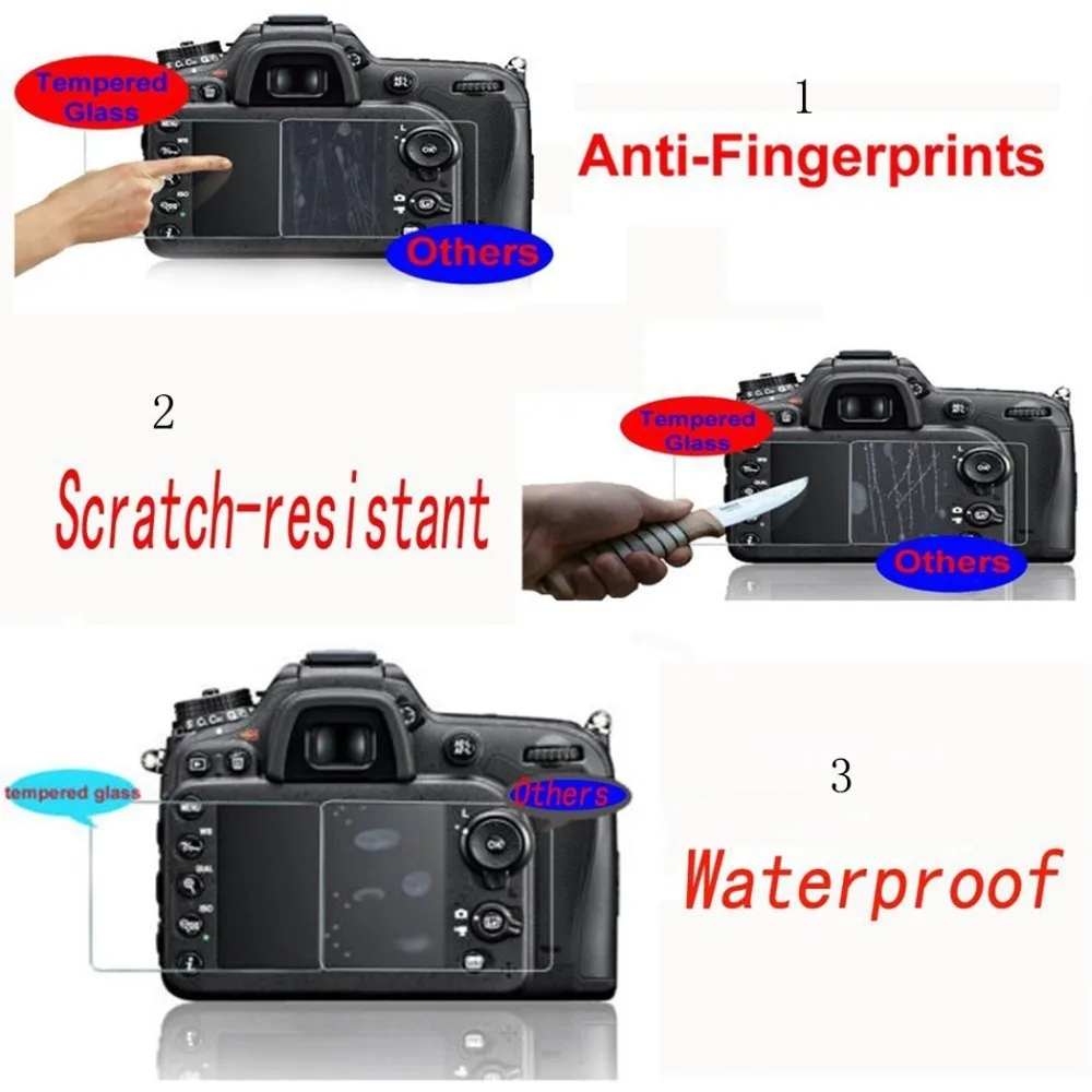 Защитное стекло для Sony A9 /A7M2/RX100 3/4/A99/HX400/камера 0 3 мм|Защита экрана| |