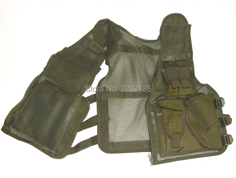 Тактический летний открытый сетчатый жилет страйкбол камуфляж мужские карманы