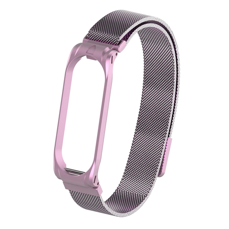 OLLIVAN mi Band 4 металлический ремешок с пряжкой для Xiaomi mi Band 4 3 браслет mi band 4 Band 4 аксессуары Магнитный браслет с пленкой