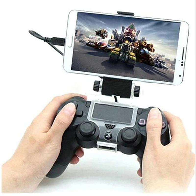 2018 HYT Mobile Phone Holder Smart Clip Clamp For Sony Playstation 4 PS4 Controller stand accessories | Электроника