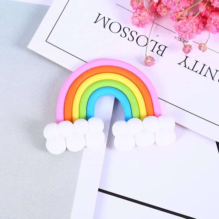 H Радужные амулеты для слизи DIY конфеты полимерный шарик наполнитель дополнение слизи аксессуары игрушки Lizun моделирование глина комплект для детей - Цвет: H