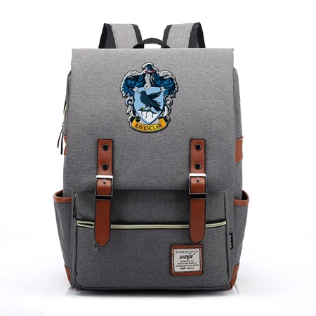 16 Магический Хогвартс Ravenclaw Слизерин Гриффиндор мальчик Девочка студенческая школьная сумка подростковые школьные сумки холщовый женский рюкзак мужской рюкзак - Цвет: 16