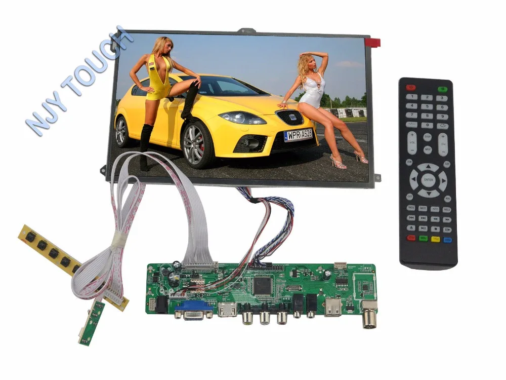 

HDMI AV VGA ATV Remote LCD LVDS Controller Board Kit Plus LCD LP101WX1-SLP2 IPS LED Screen