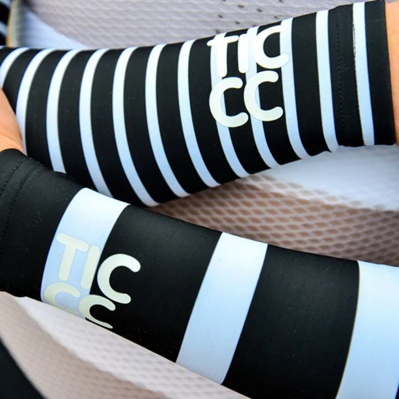 Arm Warmer 1 Это Ticcc команда красный Велоспорт Джерси для мужчин синий и розовый рукав цикл одежда hombres ropa de ciclismo дышащая велосипедная спортивная рубашка - Цвет: Arm Warmer 1