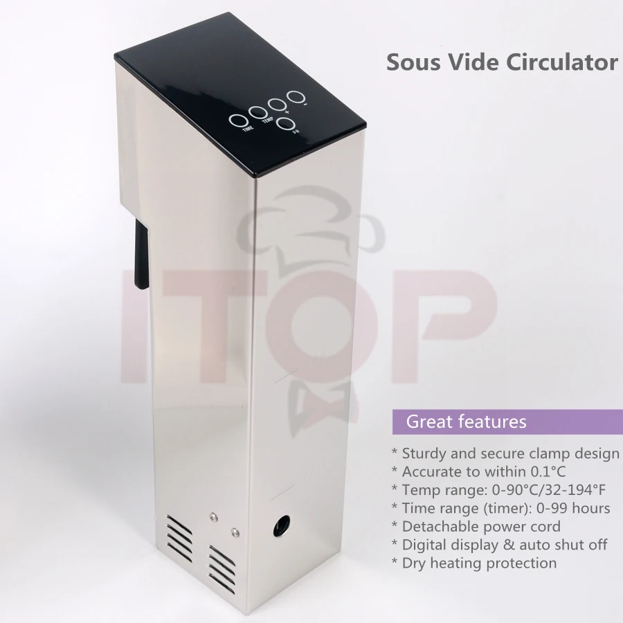 ITOP Sous Vide погружной циркулятор Точная плита Мультиварка EU/UK/US/AU plug кухонные Кухонные комбайны