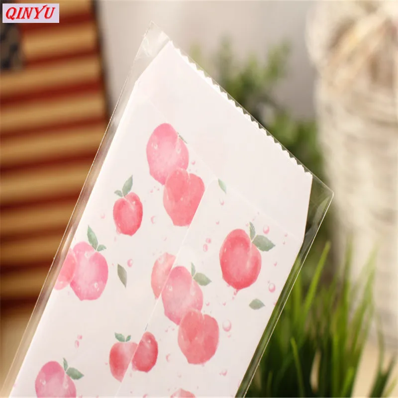 5 шт. конверт из серии фруктов бумага для письма милый love поздравление/День