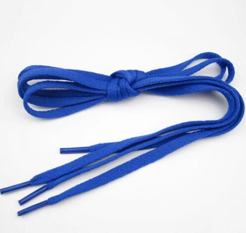 blue 1 пара цветных шнурков для кроссовок, плоские шнурки, походные ботинки, шнурки для обуви, цветные шнурки для кроссовок, Прямая поставка - Цвет: blue