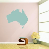 australia map globe earth country wall vinyl sticker custom made home decoration fashion design