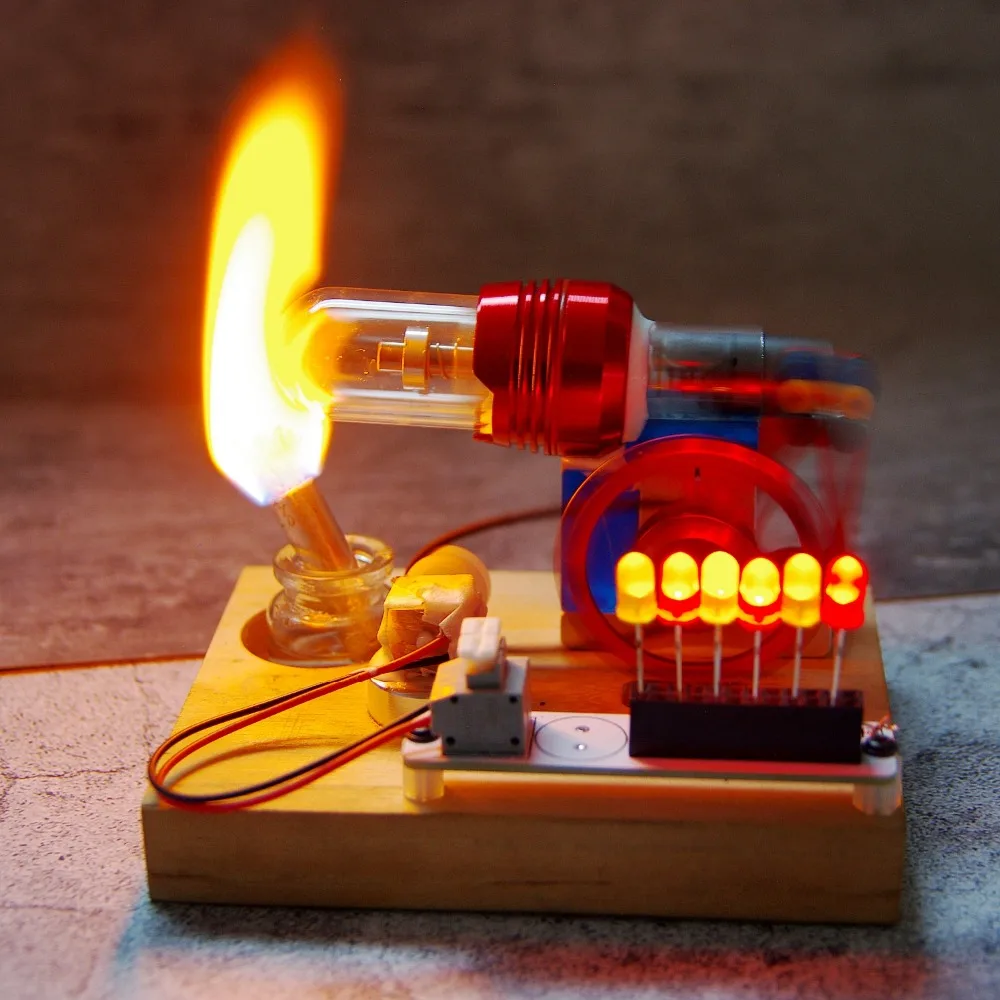 Модель двигателя Стирлинга механическая модель научная игрушка двигатель стрин
