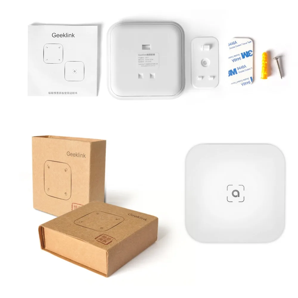 Smart Home 1 Gang Scene Panel Light Switch Geeklink Remote Control Wireless Feedback Touch Controller Alert Alarming | Электроника