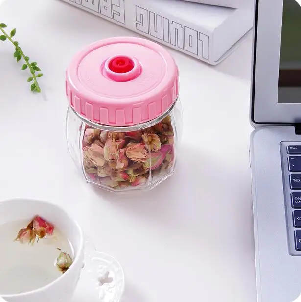 Прозрачная стеклянная банка с крышкой для закусок|transparent glass jar|glass jar with lidglass |