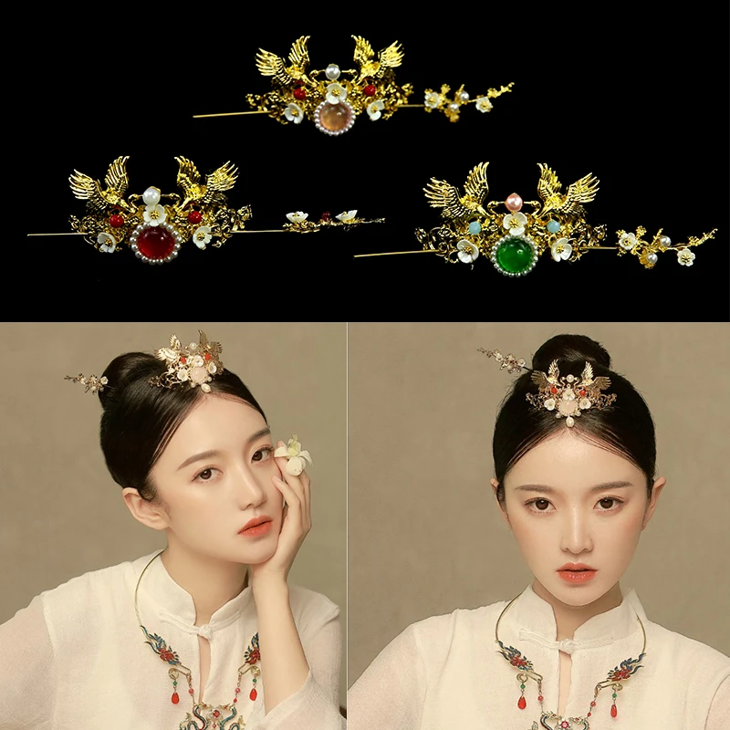 Корона для волос han dynasty красивые аксессуары на Хеллоуин винтажный костюм косплея