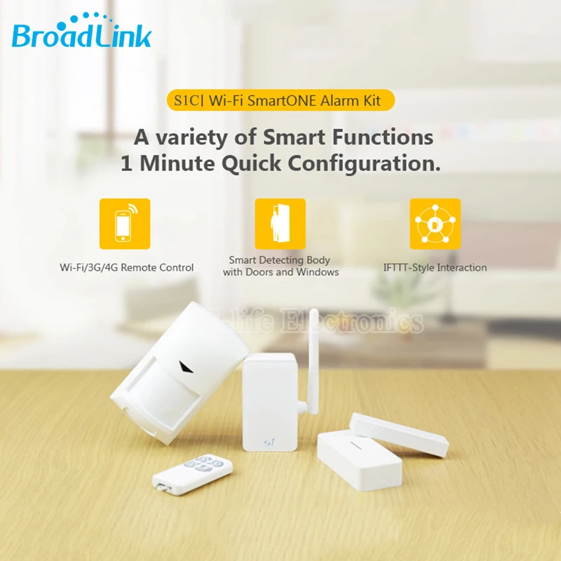 Broadlink S1C SmartOne сигнализации дома и безопасности Kit + RM Pro RM33 плюс умный дом Системы IOS