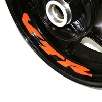 a set of 8pcs high quality motorcycle wheel sticker decal reflective rim bike motorcycle suitable for honda vtr 250 400 1000