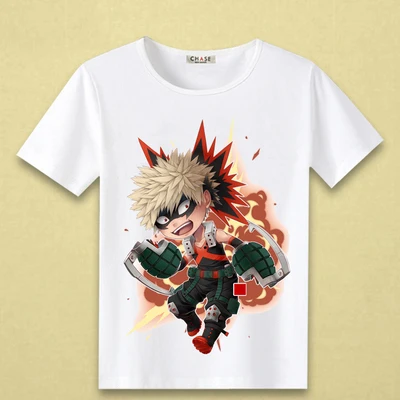 Аниме Boku no Hero Academy My academic Izuku Midoriya костюм для косплея футболка с принтом молочный
