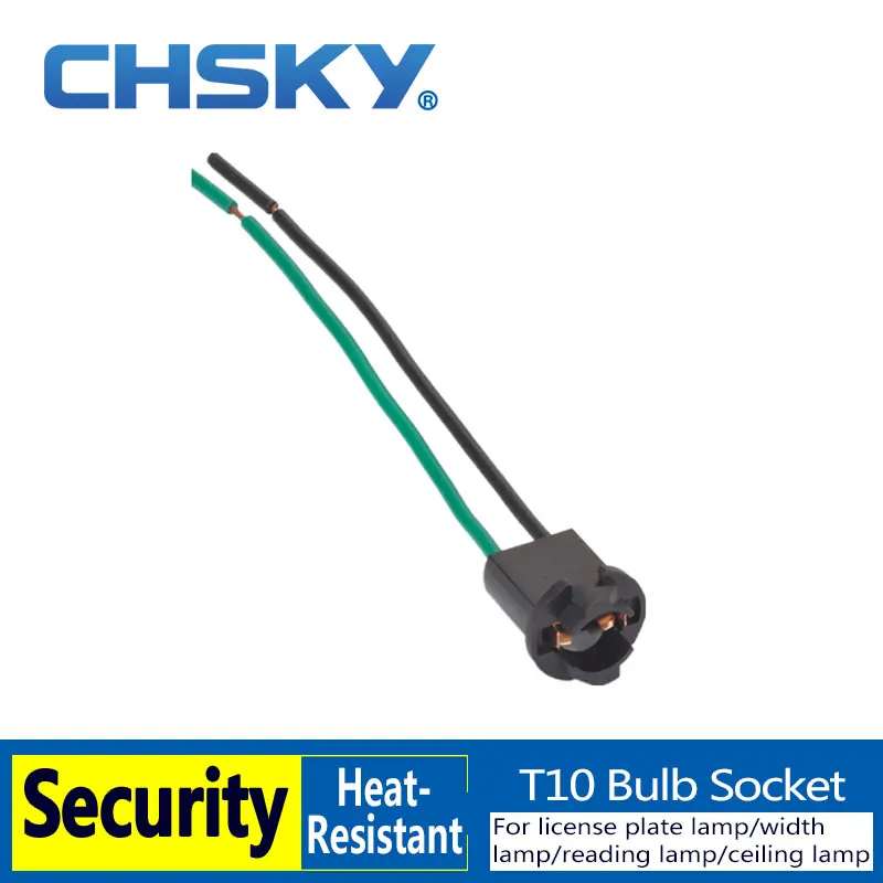 2 шт. высококачественных пластиковых патронов T10 для ламп 5 Вт. | Автомобили и