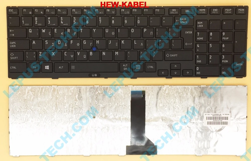 Оригинальная клавиатура GK для TOSHIBA Satellite Pro R850 R950 с трекпоинтовой греческой