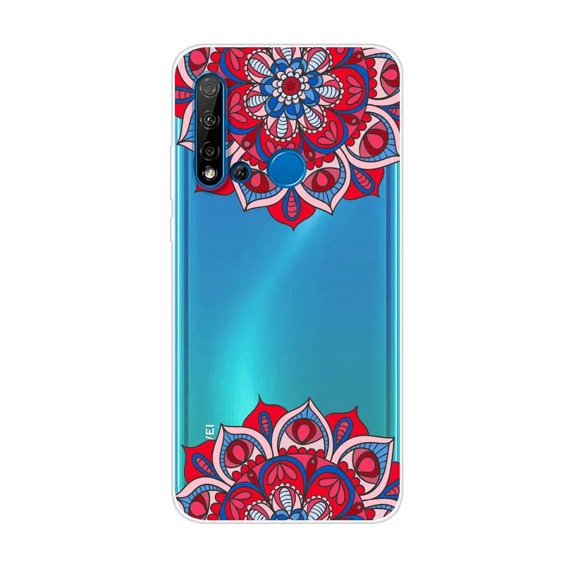 Чехлы для Huawei Nova 5i мягкий силиконовый защитный чехол задней крышки телефона