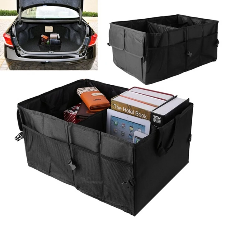 Black Car Folding Storage Box Multifunction Backup Sort Out Practical Interior Accessories | Автомобили и мотоциклы