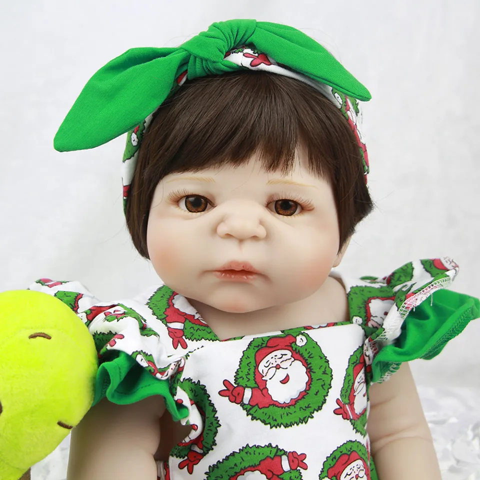 Npkdoll Reborn Baby 23 дюймов 57 см Новорожденный ребенок кукла Boneca де силиконовые реборн