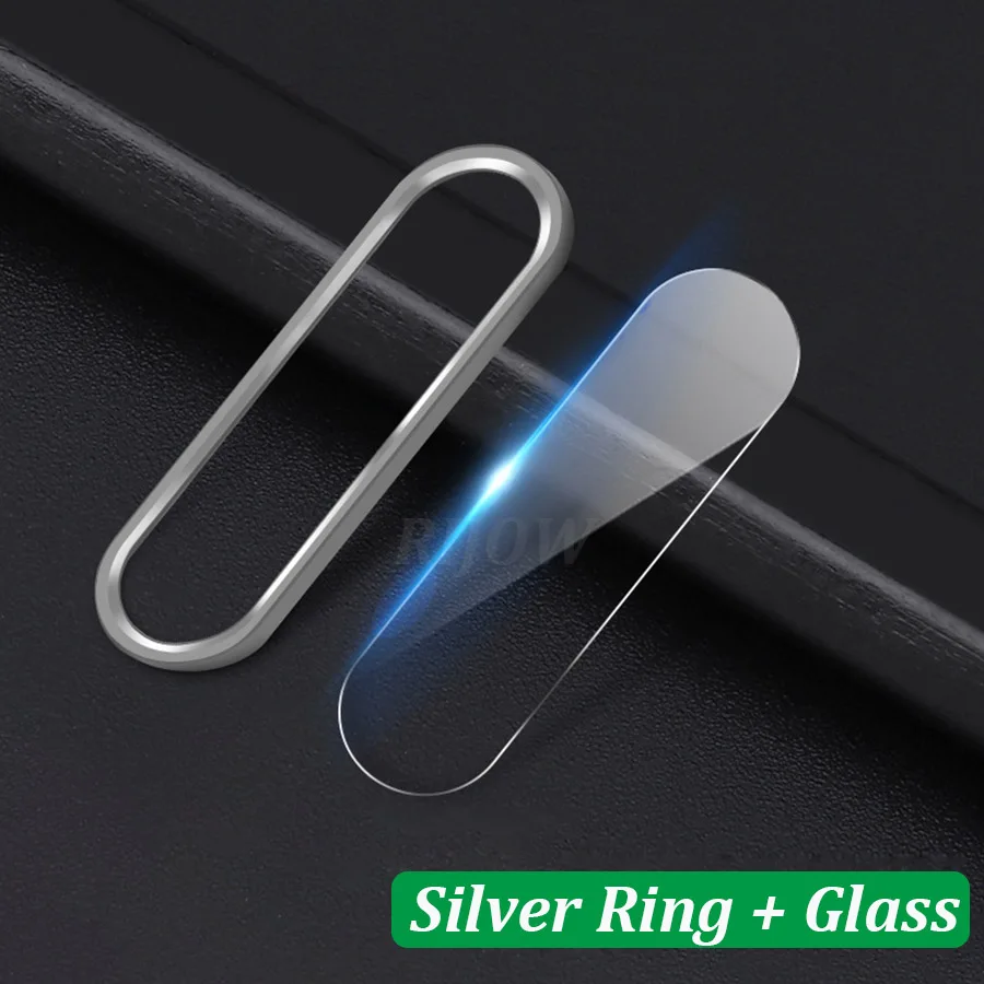 Silver Ring andglass Закаленное стекло P30 Pro для huawei P30 Pro, металлическое защитное кольцо для объектива камеры, защитная пленка для экрана, пленка для huawei P30 - Цвет: Silver Ring andglass