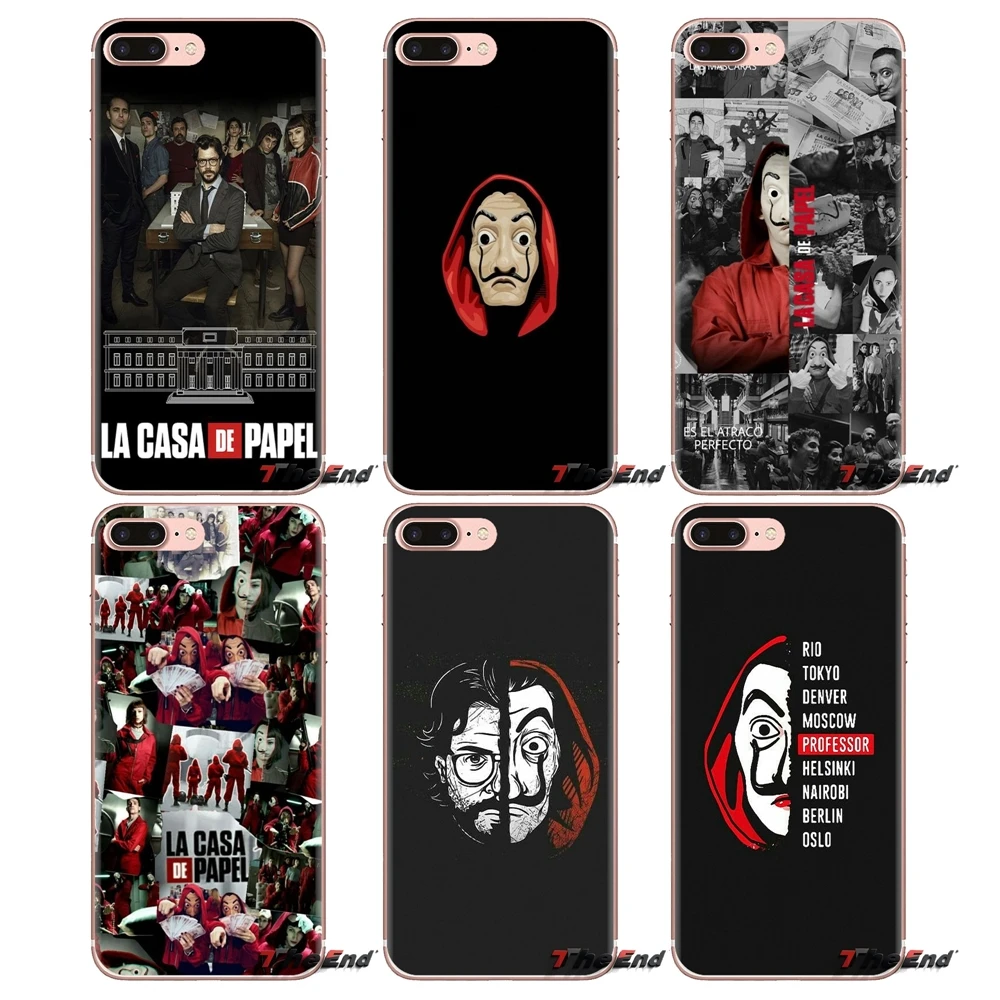 La Casa De Papel деньги Heist прозрачный мягкий чехол для Huawei NOVA 2 3 2i 3i Y6 Y7 Y9