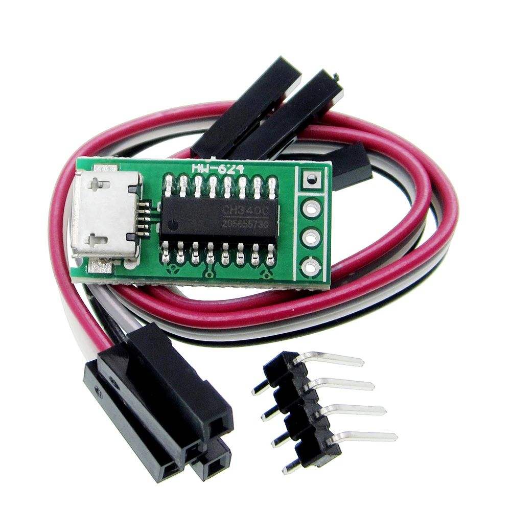10 шт. CH340C Micro USB для TTL последовательный порт ISP модуль загрузки 5В/3 3 В 500мА