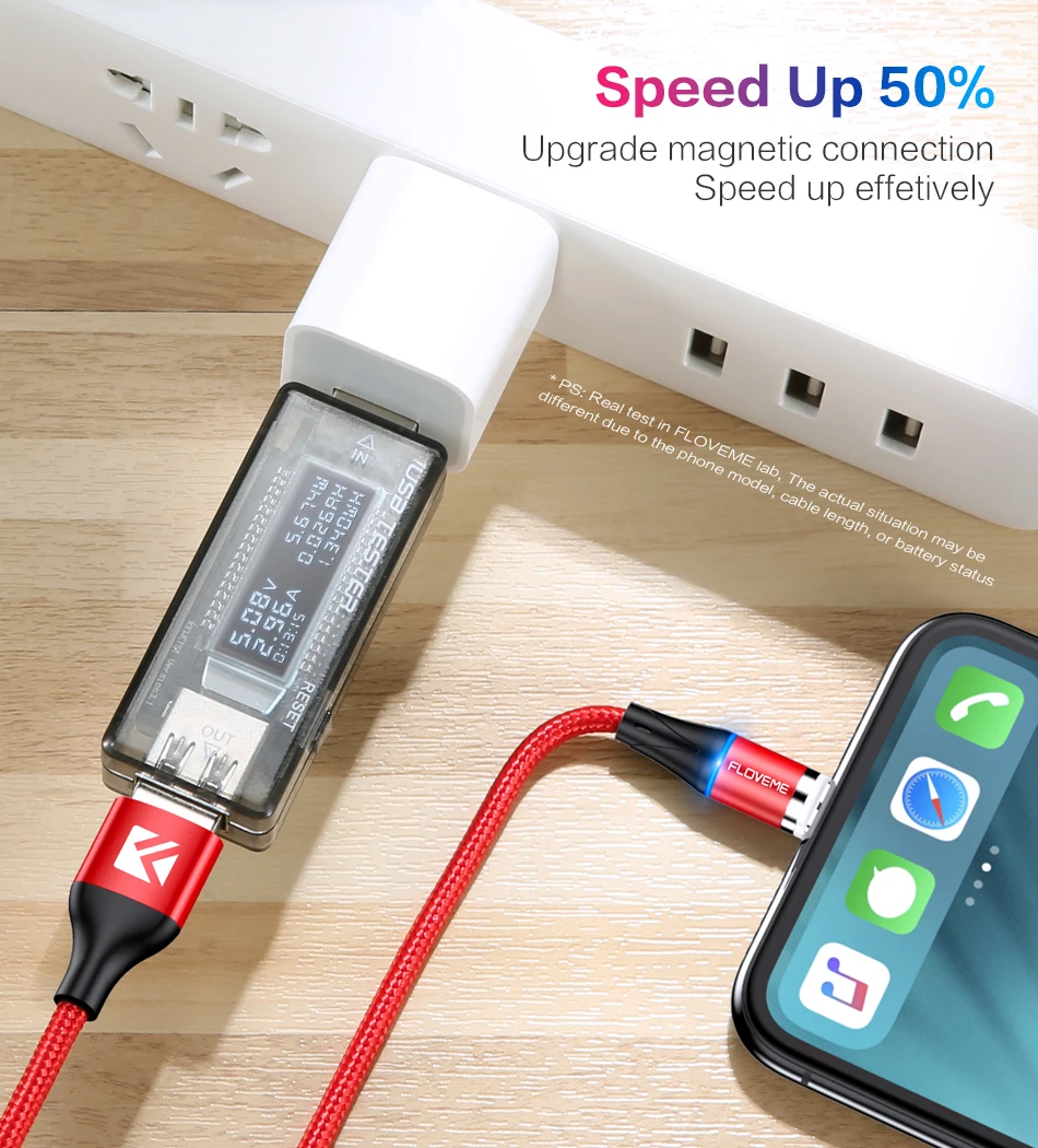 FLOVEME 3A Магнитный Micro USB кабель для iPhone XR 7 type-c зарядный шнур для передачи данных Быстрая Зарядка адаптер usb type C кабели для мобильных телефонов