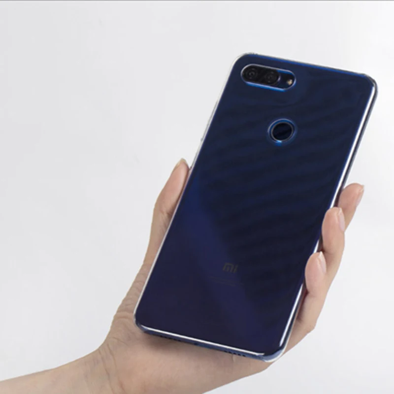 XIOAMI оригинальный прозрачный всесторонний защитный чехол PC легкий материал