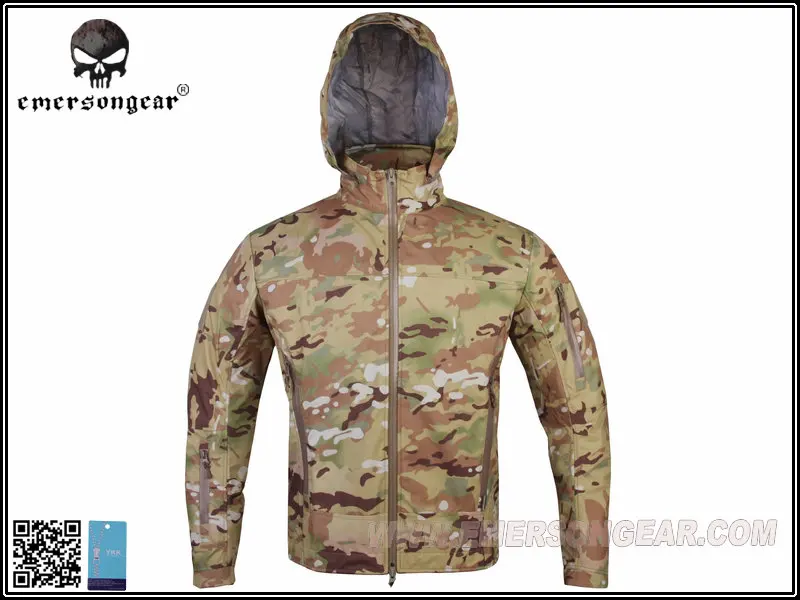 EMERSON уличный светильник тактический боевой мягкий чехол куртка с капюшоном