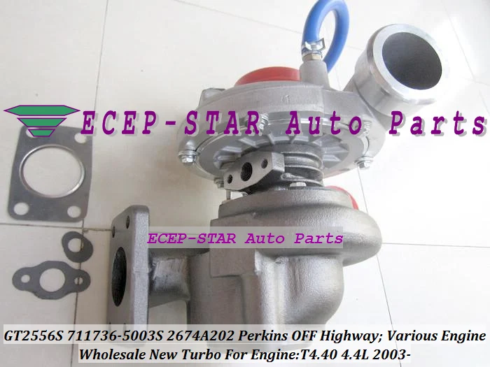 GT2556S 711736 5003S 0003 2674A202 турбо для трактора Perkins massy Ferguson 5455 экскаватор 420D IT 4.4L|turbo turbo