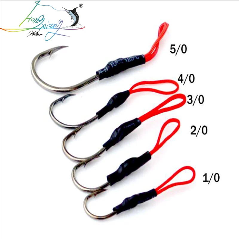 2pcs Stainless Steel Jigging Spoon Fishing Hook With PE Line Saltwater Jig Assist Fishhook For Sea Size 1/0-4/0 | Спорт и