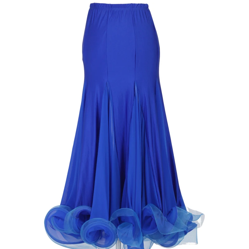 Женский современный вальс Стандартный для фламенко юбка бальных танцев