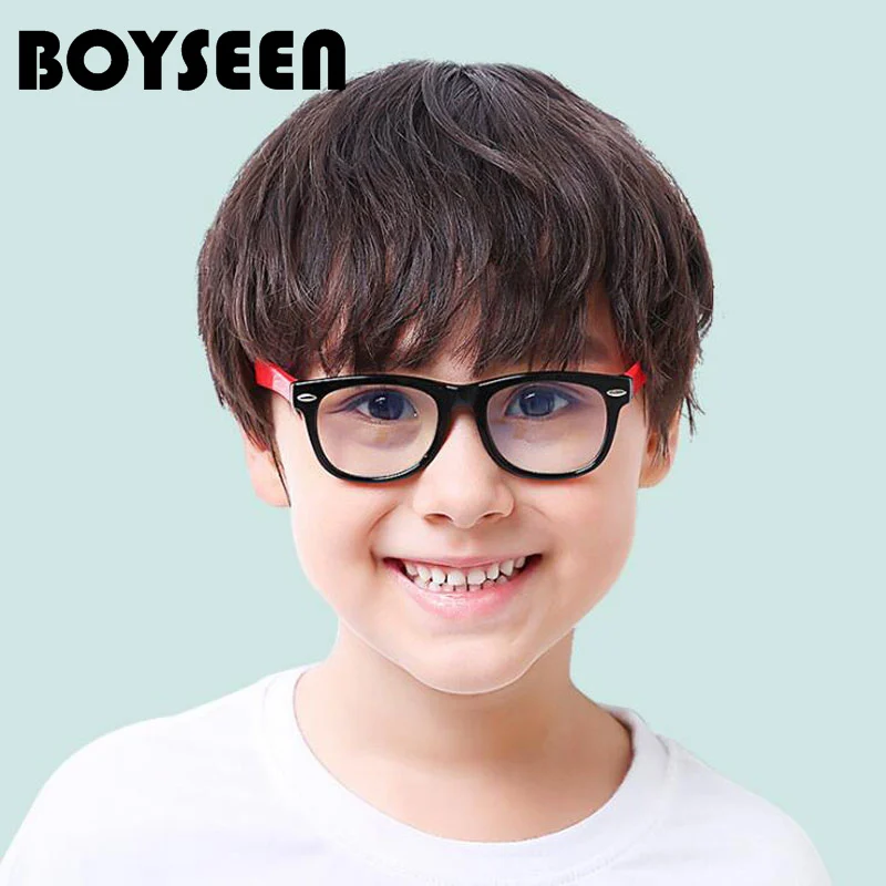 BOYSEEN детская оптическая оправа детские очки для девочек прозрачные гибкие