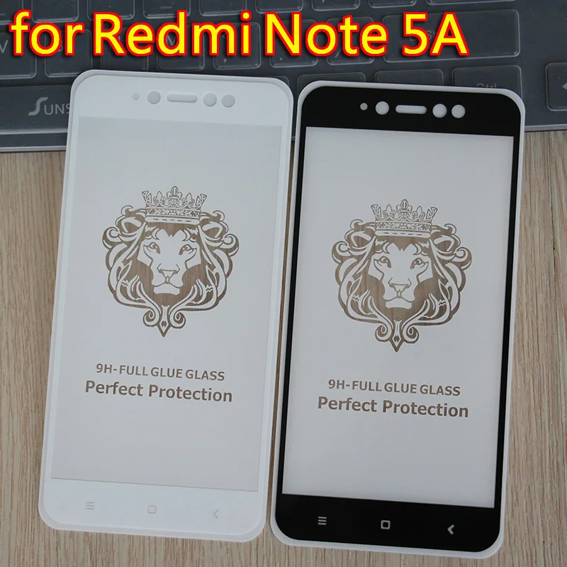 Закаленное стекло для Xiaomi Redmi Note 5A Prime полное покрытие защита экрана Защита от