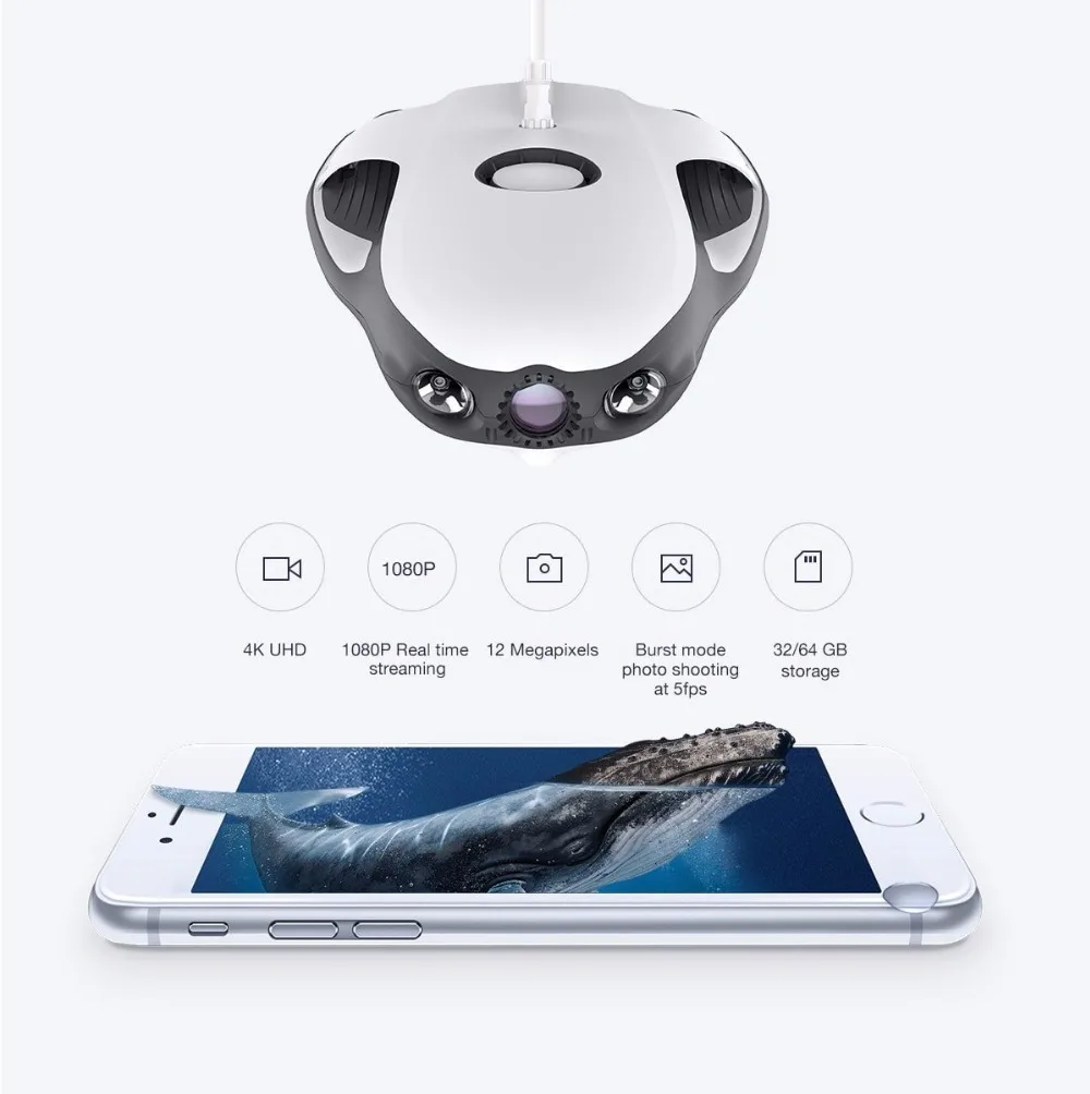 PowerVision PowerRay Wizard подводный Дрон с камерой