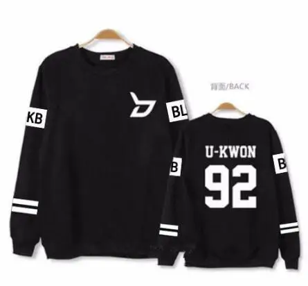 Kpop block b concert That member nname свитер с круглым вырезом и принтом унисекс zico p. o пуловер