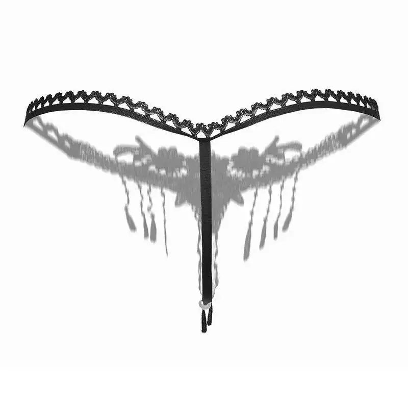 Кружевные женские стринги сексуальные цветочные трусики танга белье с бабочками