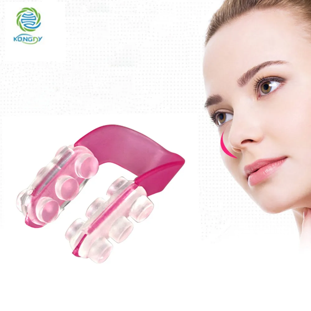 

KONGDY Nose Up Lifting 2 Pieces Silicone Nose Clip Fashion Nose Corrector Bridge Straightening Clip Nose Up Beauty Tool