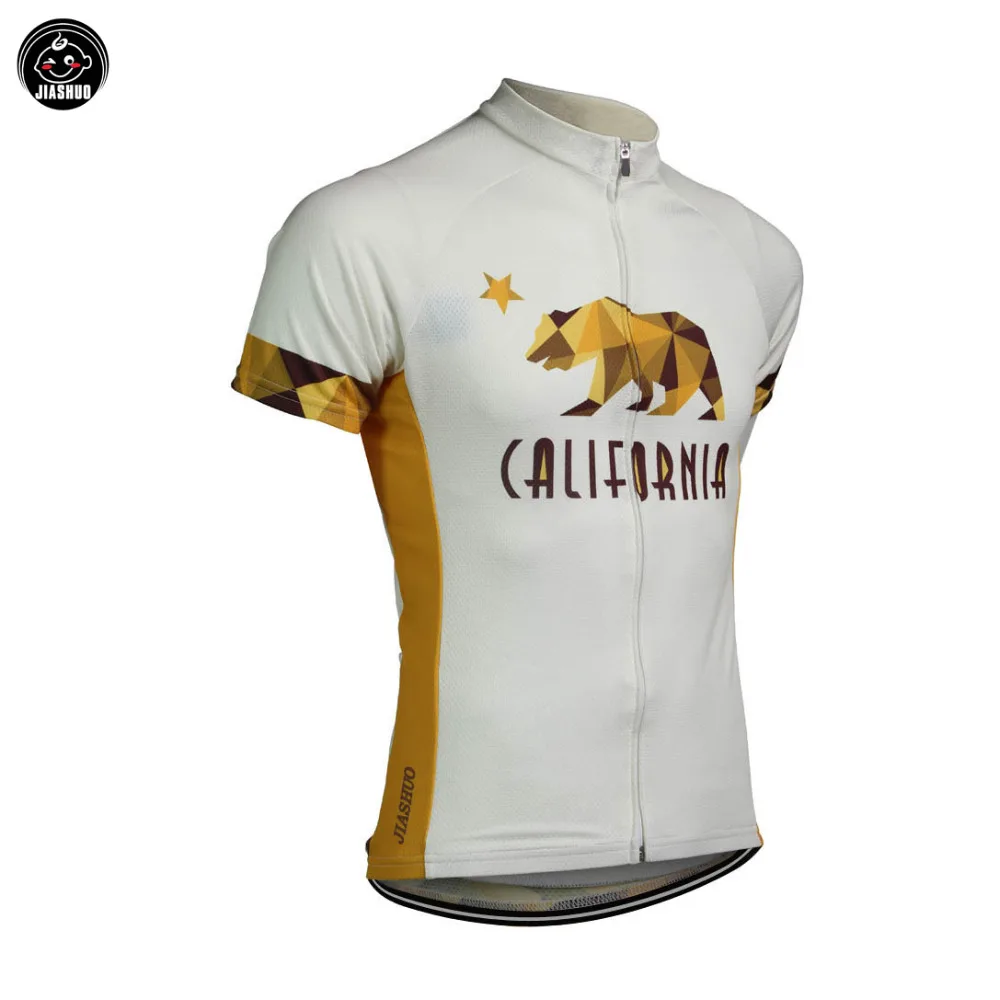 Новинка 2017 Джерси для велоспорта BEAR CALIFORNIA дышащая на заказ JIASHUO|cycling jersey|cycling jersey