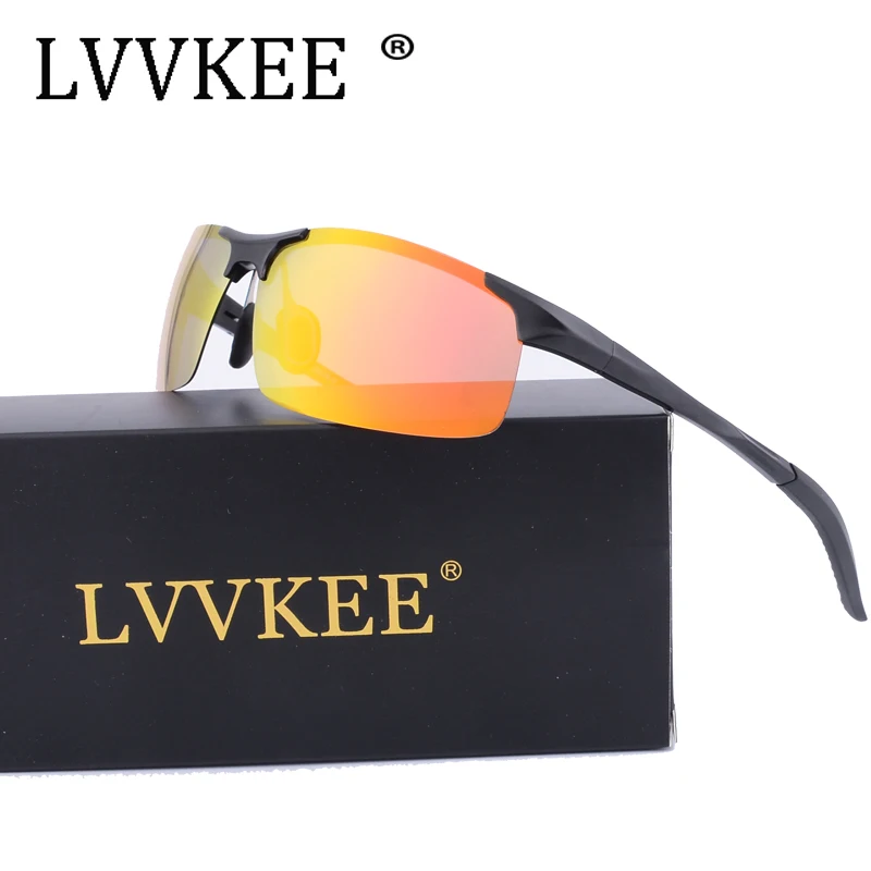 LVVKEE бренд HD линзы поляризованные солнцезащитные очки для мужчин Вождение автомобиля день и ночное видение очки солнцезащитные очки для глаз мужские очки