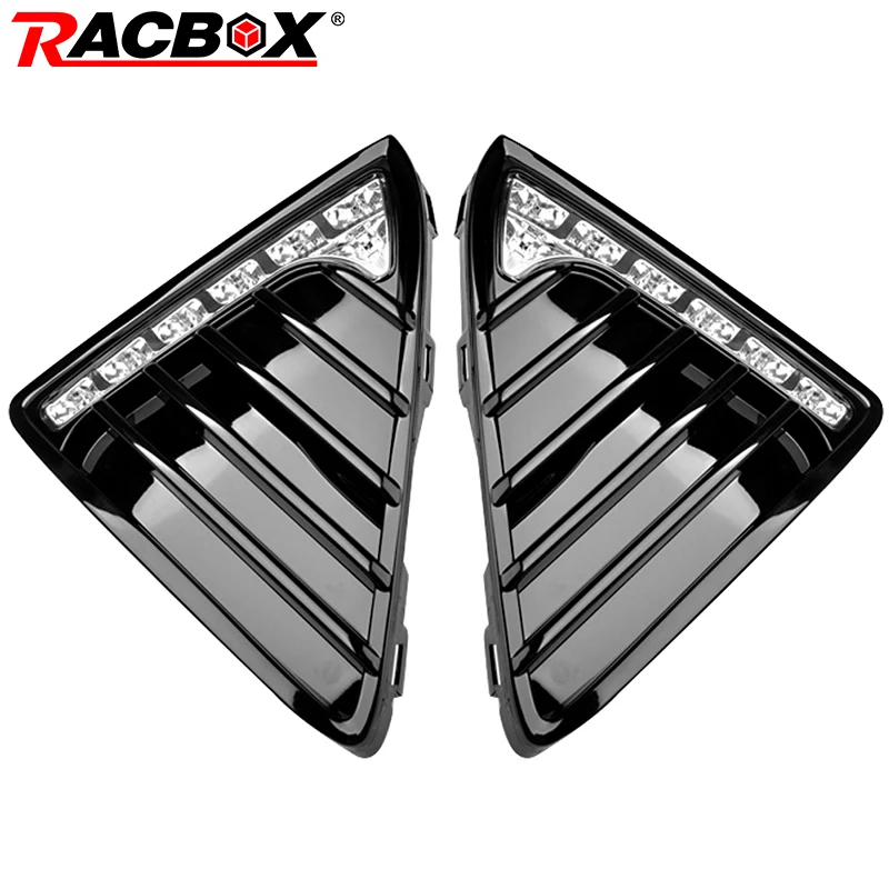 RACBOX авто светодиодный DRL Дневной светильник блеск для губ Противотуманные фары