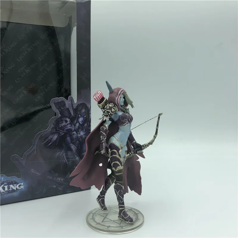 Sylvanas Темный Traxex ПВХ фигурка Windrunner Darkness Ranger Lady Коллекция Модель 14 см
