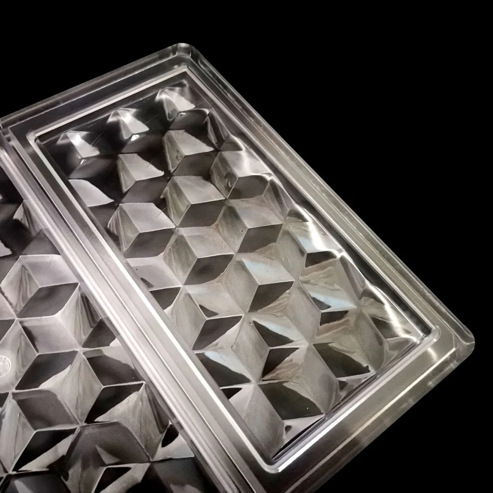 3D кубики из поликарбоната форма для шоколада пищевых продуктов конфет