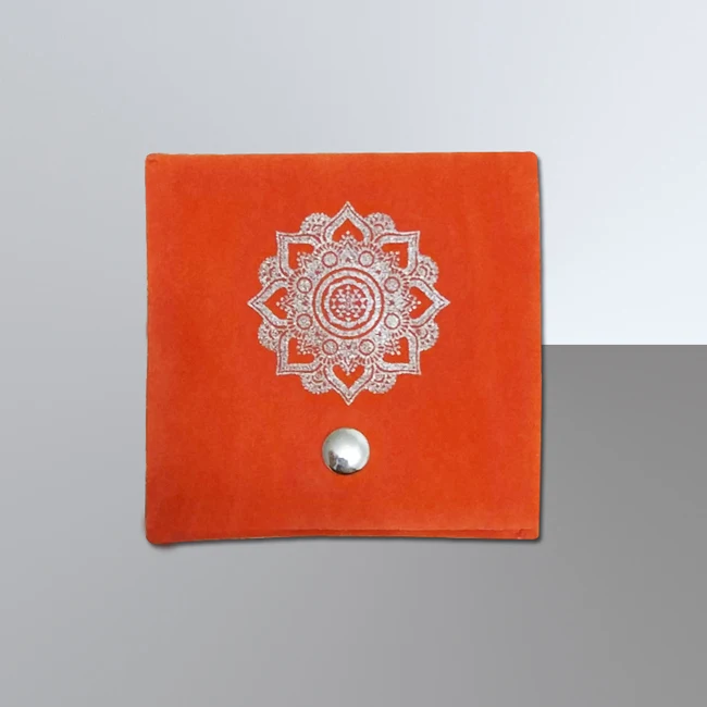 Orange Pouch-button Изготовленный на заказ роскошный дизайн печатная картонная бумажная коробка ювелирных изделий с печатью логотипа - Цвет: Orange Pouch-button