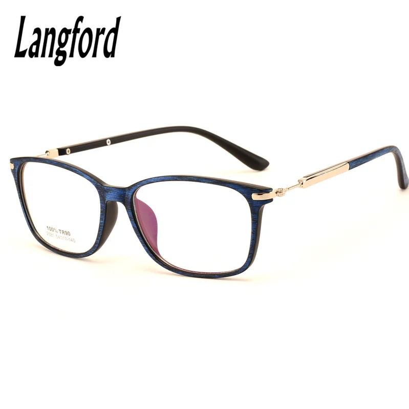 

TR90 eyeglasses full frame light Optical glasses spectacles design prescription wood grain 2581